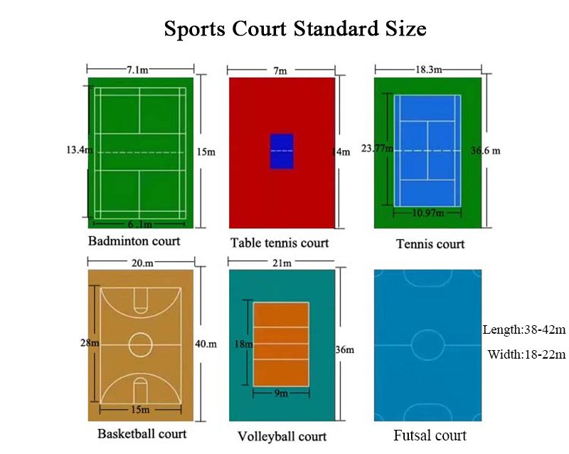 sports-court-standard-size